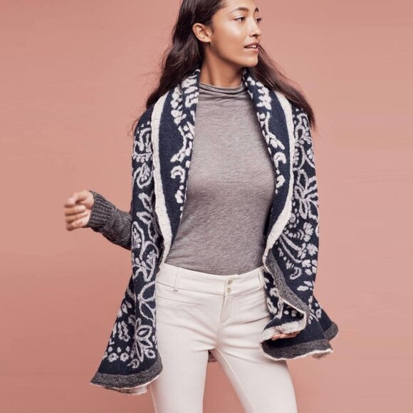 Sleeping on Snow Anthropologie Cardigan Wool Jacket - Picture 2 of 15